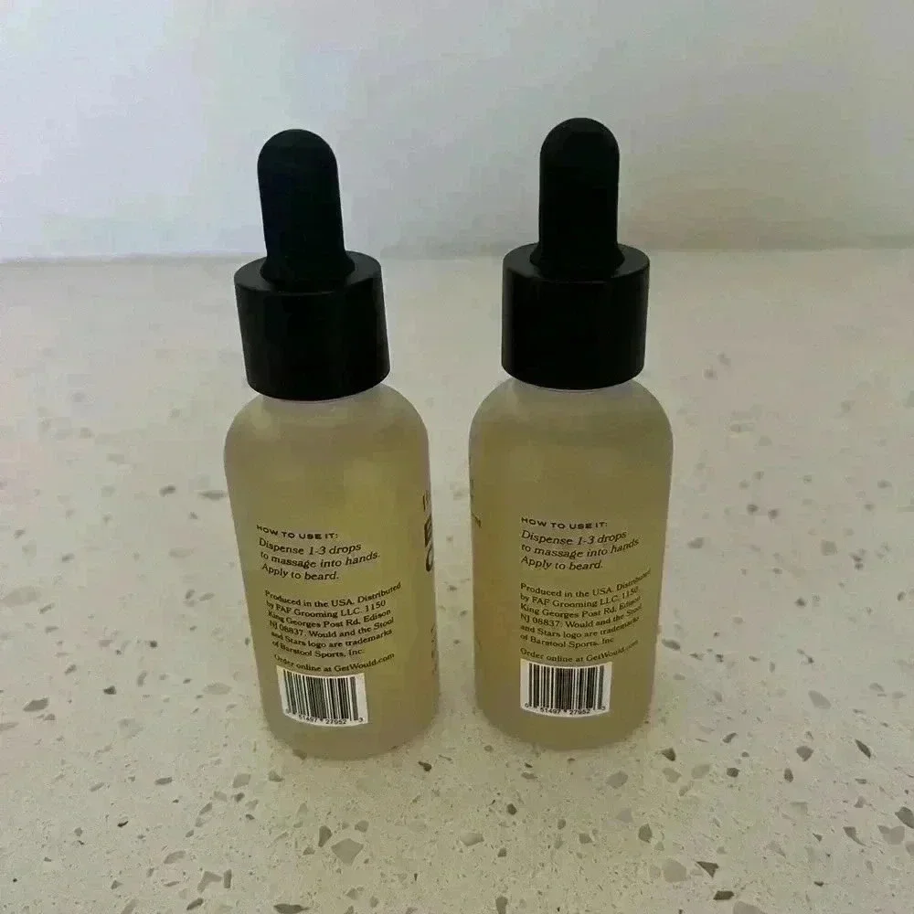 Would Barstool Moisturizing Beard Oil Pack of 2- 1 fl oz NIB